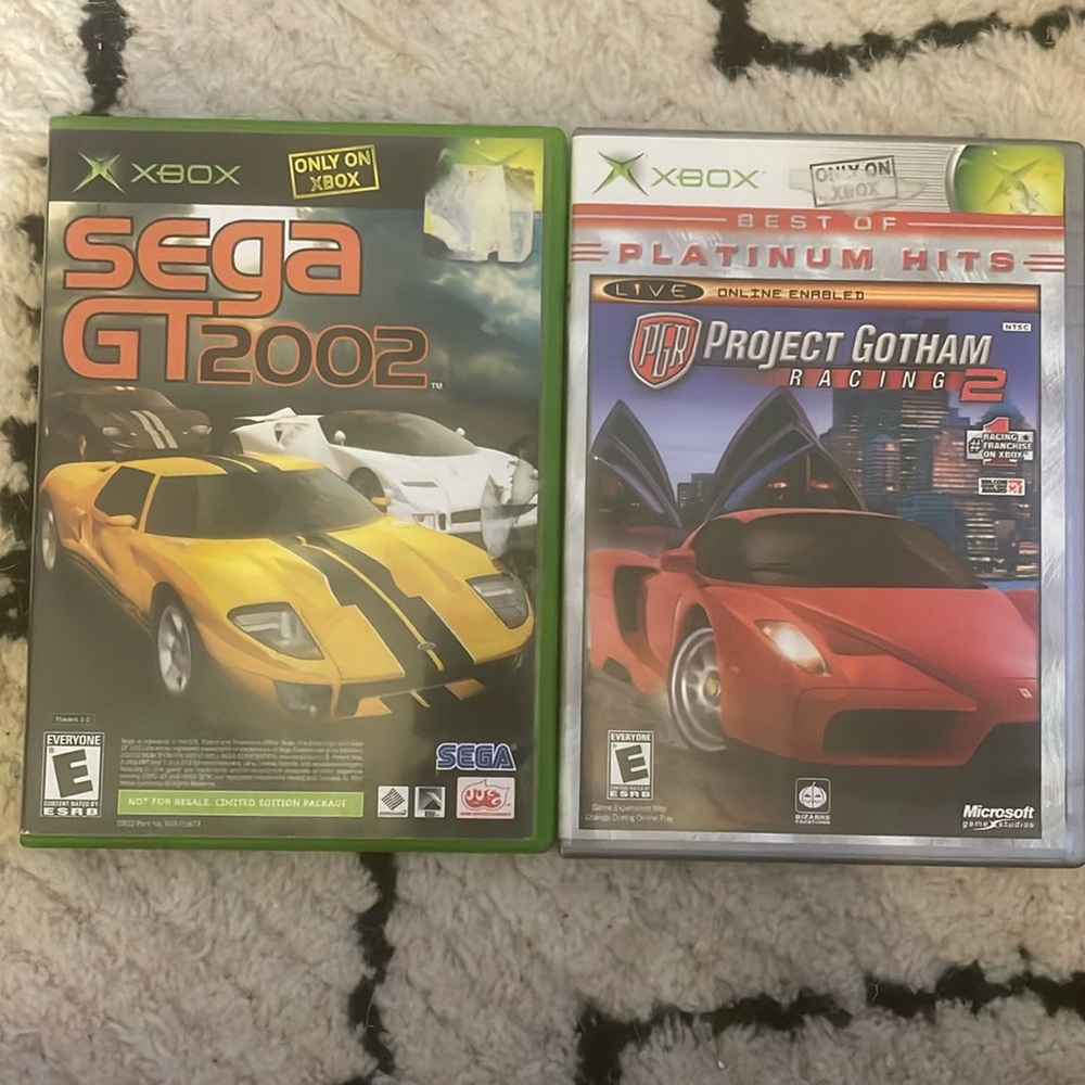 Pre-Owned XBox Games - Sega GT 2002 & Project Gotham Racing 2